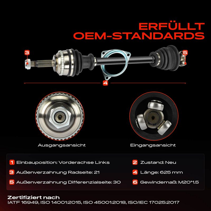 Frankberg 5481FB0038255 Drive Shaft