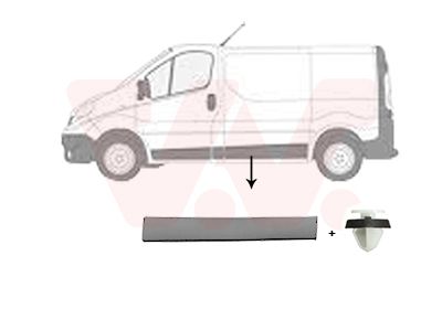 Декоративна/захисна накладка, бокова стінка, Van Wezel 4396405