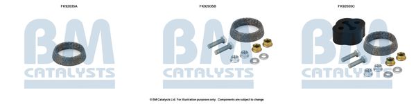 BM CATALYSTS szerelőkészlet, katalizátor FK92035