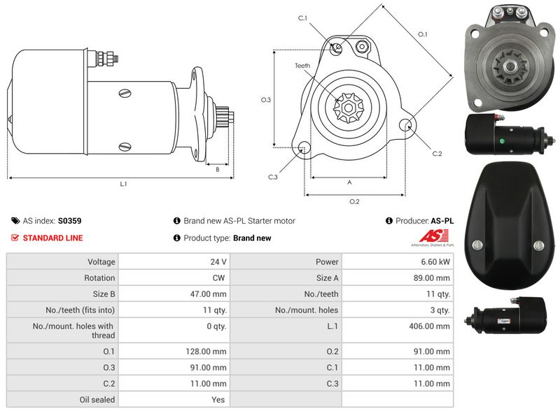 AS-PL S0359 Starter