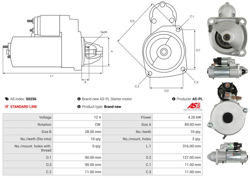 AS-PL S0256 Starter