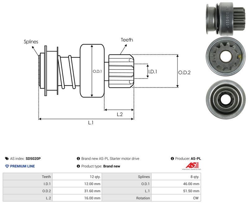 Vabajooks, starter, AS-PL SD5020P