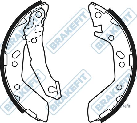 APEC Brake Shoe Set BSH1109