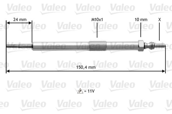 VALEO izzítógyertya 345153