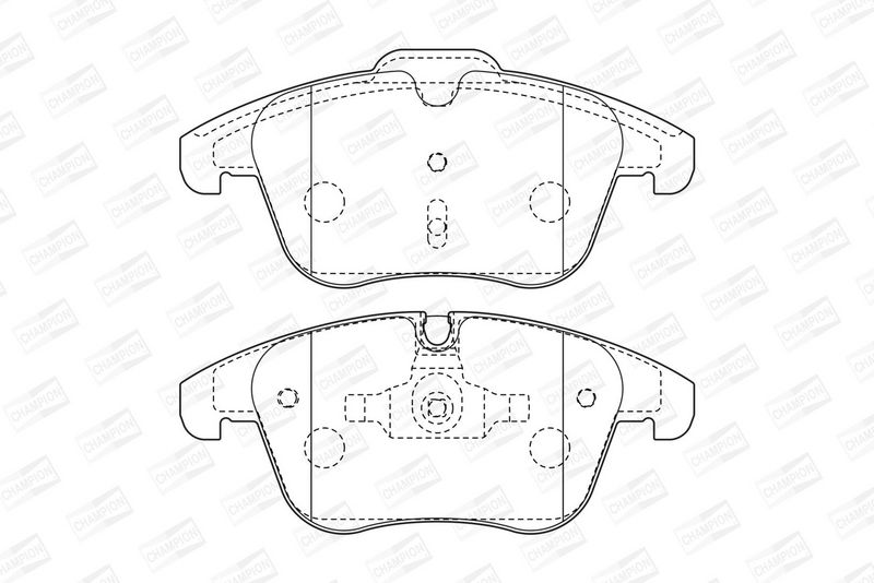 CHAMPION Plaquettes de frein à disque 573311CH