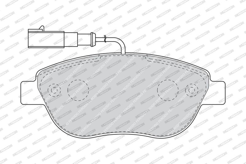 FERODO Plaquettes de frein à disque FDB1467