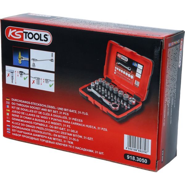 Padrunvõtmete komplekt, KS TOOLS 918.3050