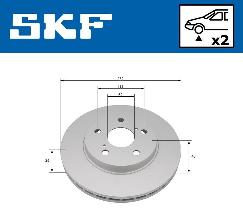 спирачен диск SKF