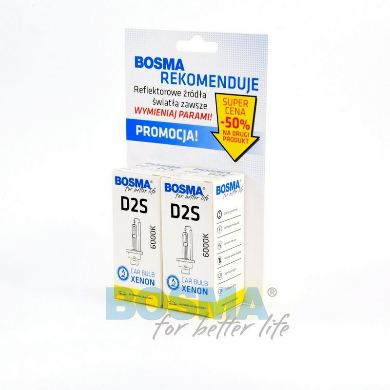 BOSMA 8498D - Bulb D2S (Gas Discharge Tube) 85V 35W