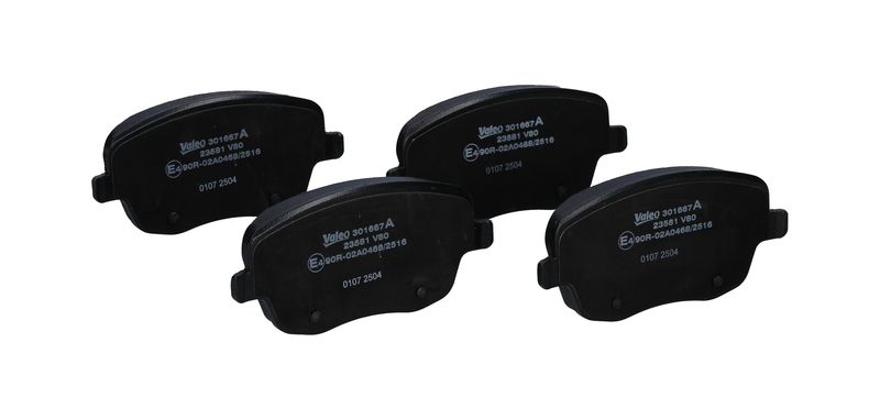 Piduriklotsi komplekt, ketaspidur, VALEO 301667A