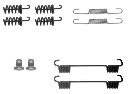 HELLA PAGID tartozékkészlet, rögzítőfék pofa 8DZ 355 202-111