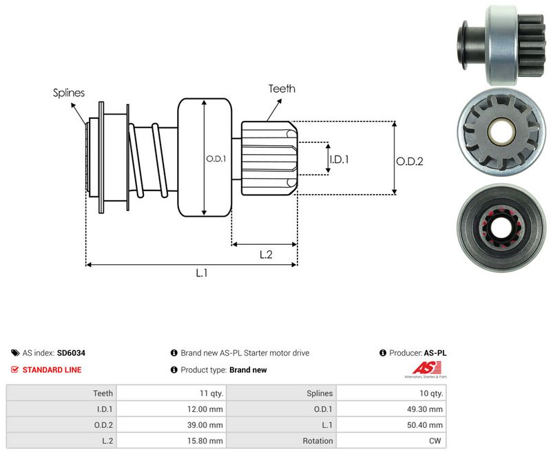 Vabajooks, starter, AS-PL SD6034