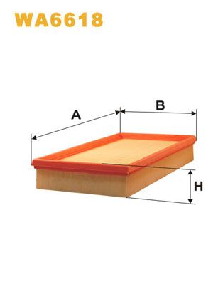 Повітряний фільтр, Wix Filters WA6618