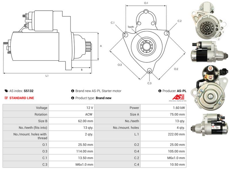 AS-PL S5132 Starter