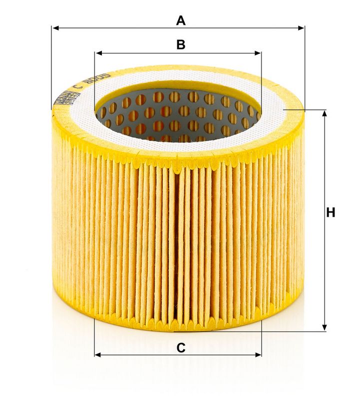 Õhufilter, MANN-FILTER C 8005