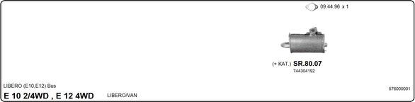 Sistema de gases de escape