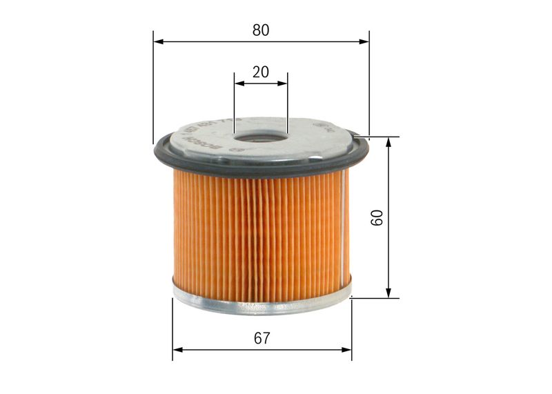BOSCH 1 457 431 713 Fuel Filter