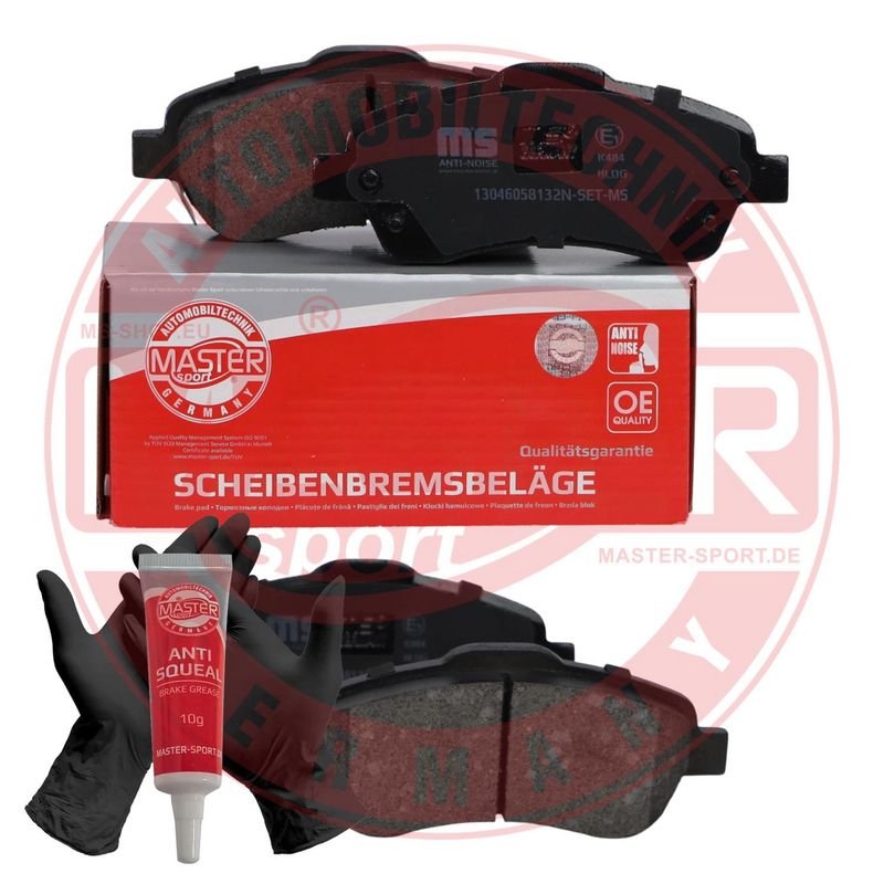set placute frana,frana disc MASTER SPORT 13046058132N-SET-MS