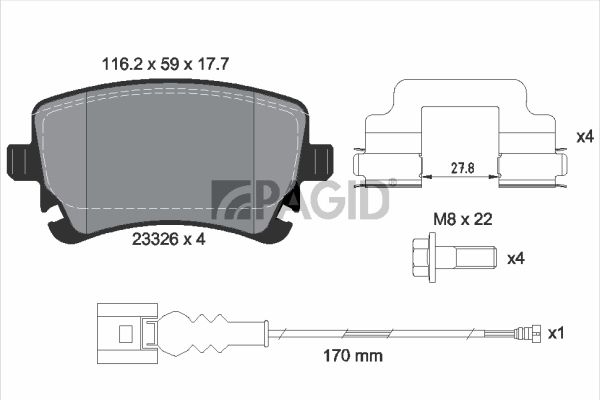 Souprava brzd, kotoučová brzda T1469N-54214N-00