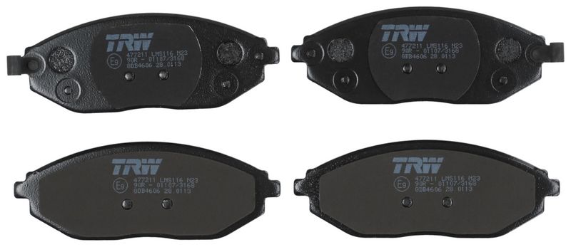 TRW GDB4606 Brake Pad Set, disc brake