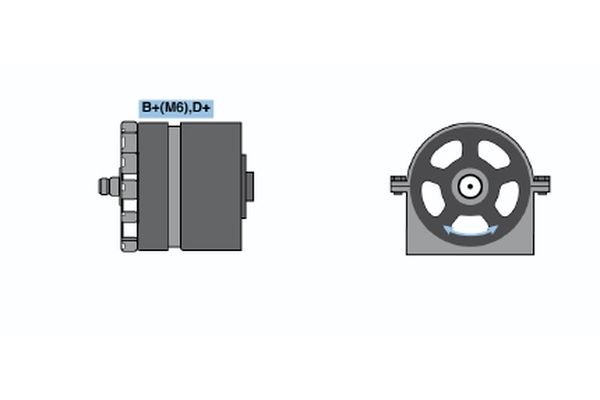 BOSCH Dynamo / Alternator 9 120 080 061