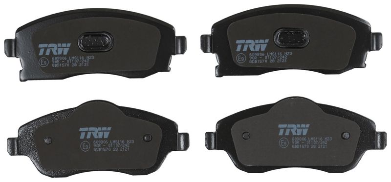 TRW GDB1570 Brake Pad Set, disc brake