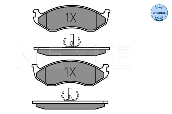 MEYLE 025 218 2217 Brake Pad Set, disc brake