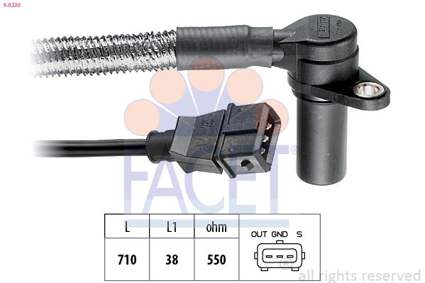 FACET impulzusadó, főtengely 9.0230