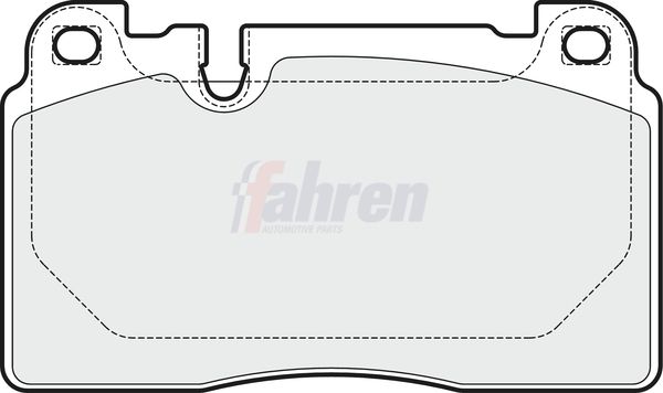 Fahren Brake Pad Set, disc brake FBP3731