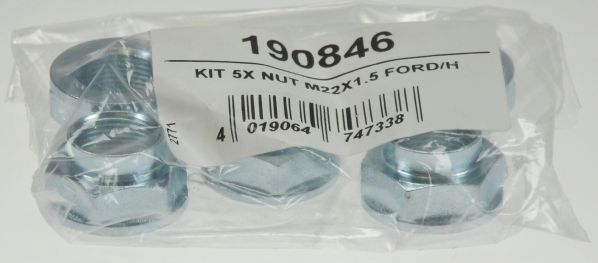 SPIDAN 190846 Axle Nut, drive shaft