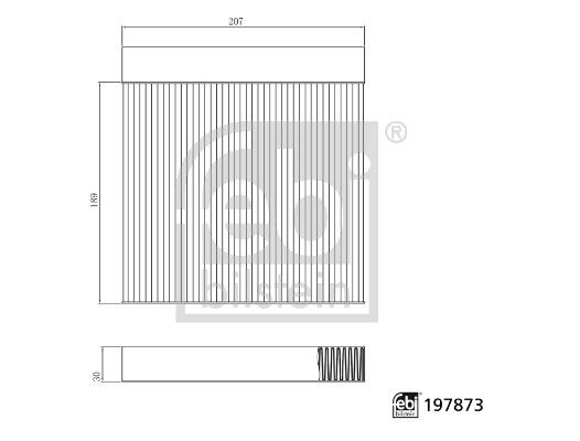 FEBI BILSTEIN 197873 Filter, cabin air