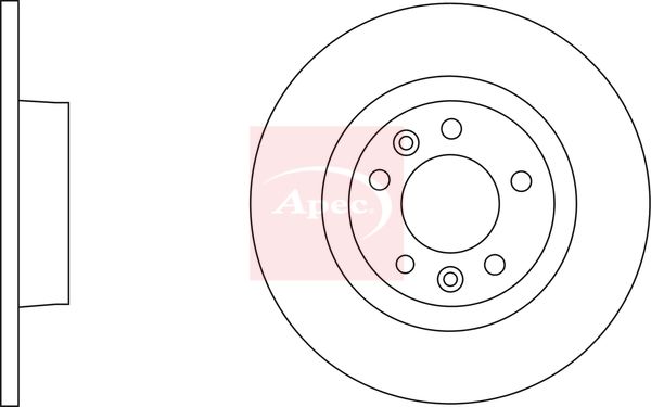 APEC Brake Disc DSK2612