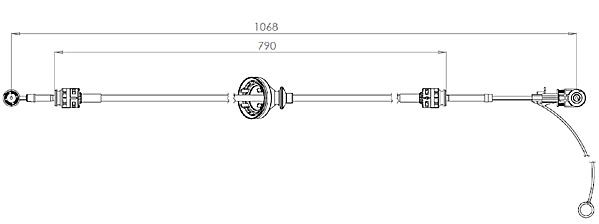 METZGER AUTOTEILE 3150302 Cable Pull, manual transmission