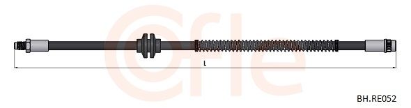 COFLE fékcső 92.BH.RE052