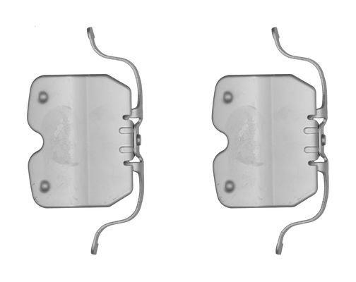 Комплект приладдя, накладка дискового гальма, BMW X5 E70, Bosch 1987474725