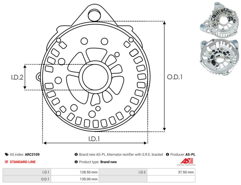 Seadistaja, generaator, AS-PL ARC3109
