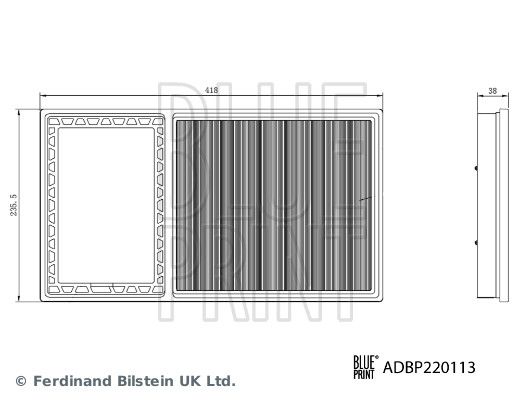 BLUE PRINT ADBP220113 Air Filter