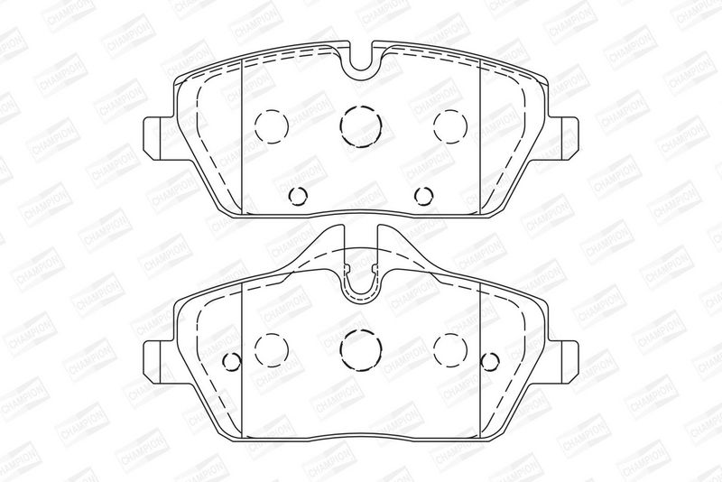 CHAMPION Plaquettes de frein à disque 573733CH