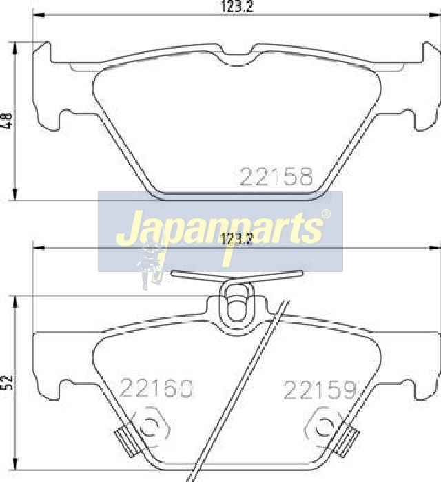 Juego de pastillas de freno