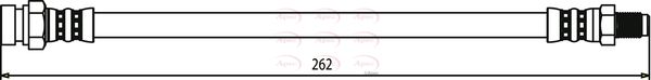 APEC Brake Hose HOS3323
