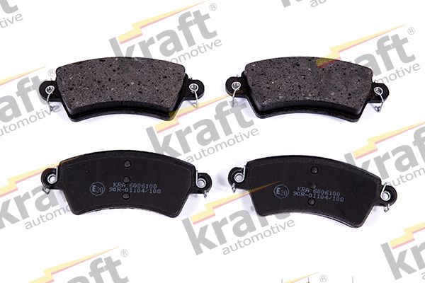 KRAFT Automotive 6006100 Stabdžių trinkelių rinkinys, diskinis stabdys