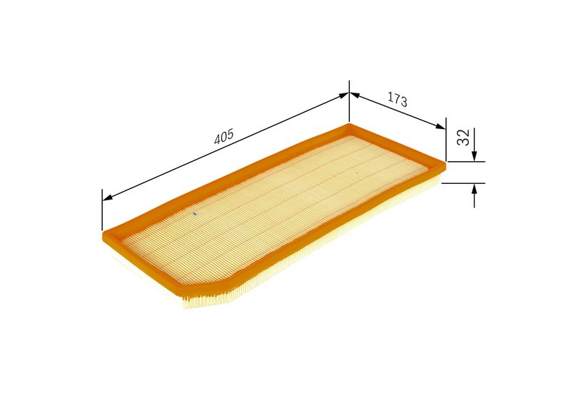 BOSCH F 026 400 178 Air Filter