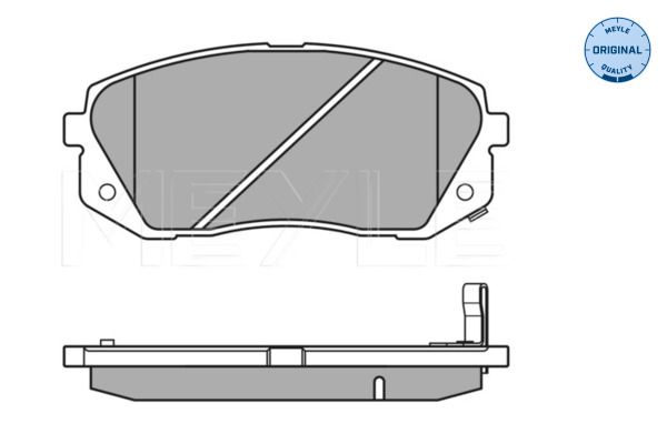 MEYLE 025 245 0116/W Brake Pad Set, disc brake
