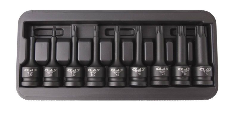 COFFRET DOUILLES EMBOUTS CHOC TORX 1/2