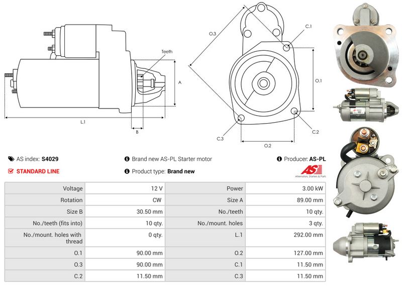 AS-PL S4029 Starter