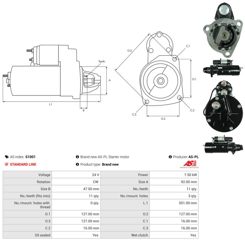 AS-PL S1001 Starter