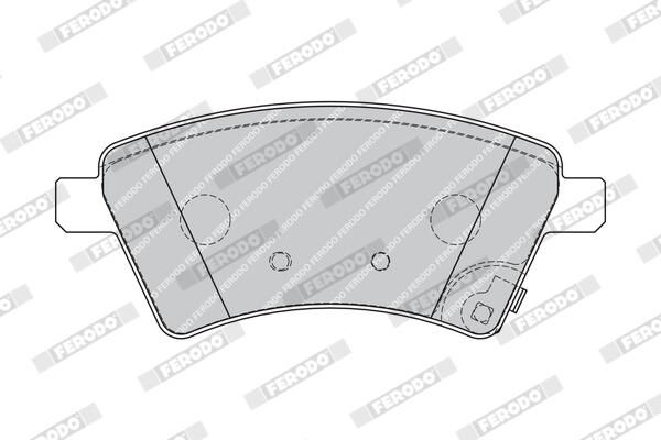 FERODO FDB1875 Brake Pad Set, disc brake