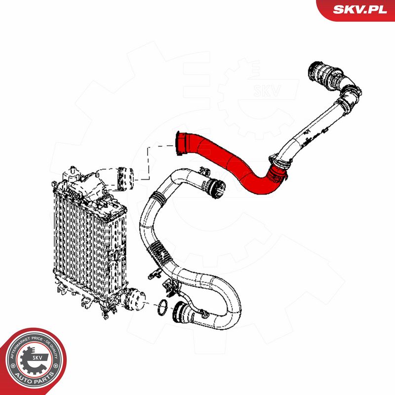 ESEN SKV 43SKV347 Charge Air Hose