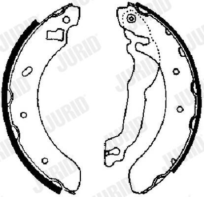 Juego de zapatas de frenos