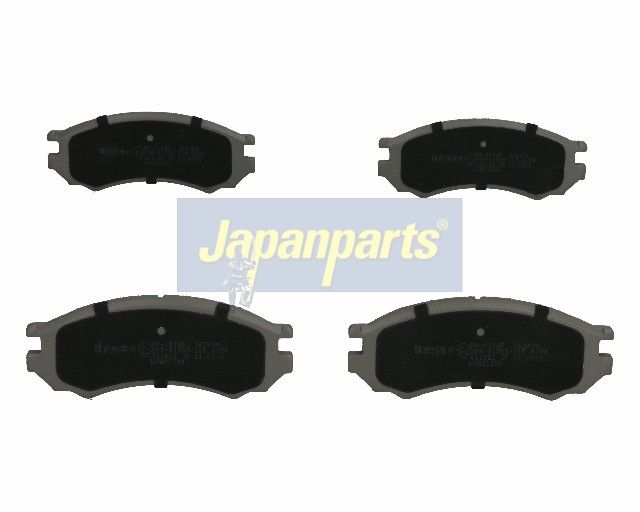 JAPANPARTS Stabdžių trinkelių rinkinys, diskinis stabdys